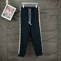 Gucci Classic Splicing Contrast Pants Couple Reflective Strip Ribbon Pants