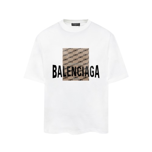 Balenciaga Classic Logo Printed T-shirt Couple Casual Oversize Short Sleeve