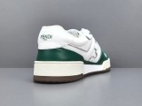 Fendi Match Low Sneakers Unisex Fashion Casual Suede Leather Splicing Shoes