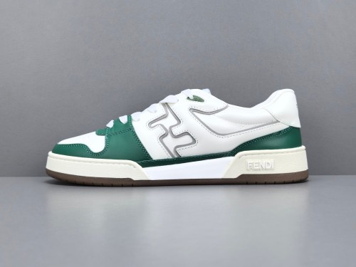 Fendi Match Low Sneakers Unisex Fashion Casual Suede Leather Splicing Shoes