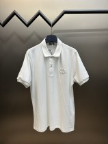 Dior Classic Icon Embroidered Polo Shirt Loose Casual Collar Short Sleeve