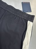 Louis Vuitton Embroidered Logo Flower Casual Straight Pants