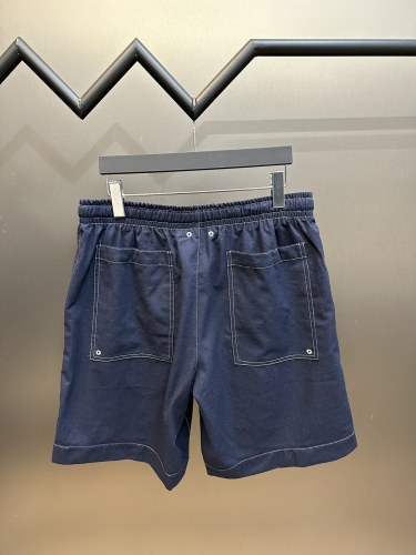 Givenchy Fashion Denim Linen Embroidered Logo Casual Shorts