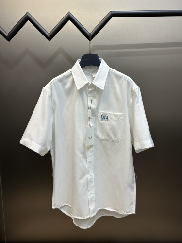 Dior Classic Label Short Sleeve Shirt Casual Shirt