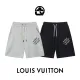 Louis Vuitton Classic Simple Letter Logo Printed Shorts Unisex Casual Drawstring Sports Shorts