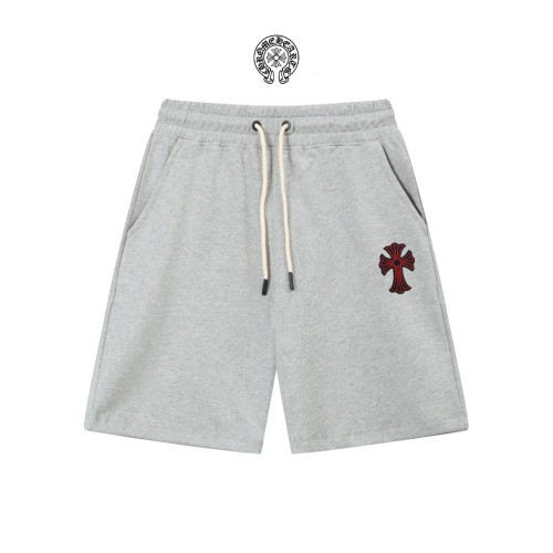 Chrome Hearts Classic Embroidered Cross Shorts Unisex Casual Drawstring Sports Shorts