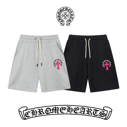 Chrome Hearts Classic Sanskrit Cross Printed Shorts Unisex Casual Drawstring Sports Shorts