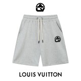 Louis Vuitton Classic Logo Printed Shorts Unisex Casual Drawstring Sports Shorts