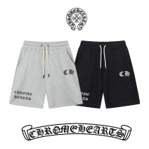Chrome Hearts Classic Logo Printed Shorts Unisex Casual Drawstring Sports Shorts