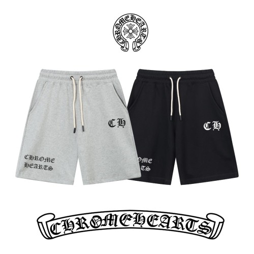 Chrome Hearts Classic Logo Printed Shorts Unisex Casual Drawstring Sports Shorts