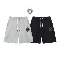 Chrome Hearts Classic Embroidered Tongue Horseshoe Shorts Unisex Casual Drawstring Sports Shorts