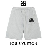Louis Vuitton Classic Logo Printed Shorts Unisex Casual Drawstring Sports Shorts