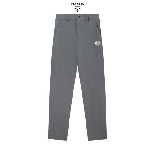 Prada Classic Thin Business Casual Fashion Ice Silk Pants