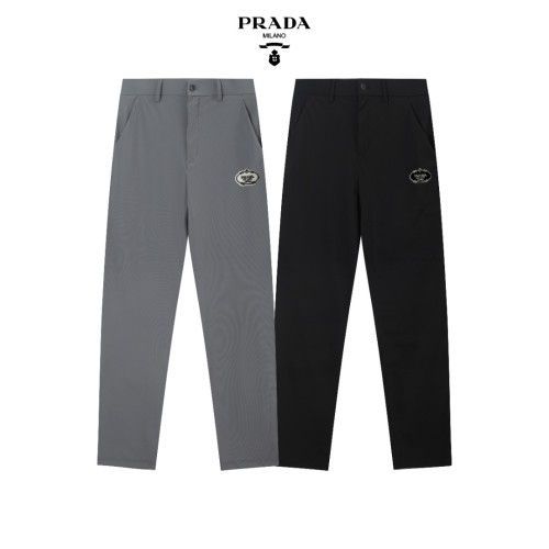 Prada Classic Thin Business Casual Fashion Ice Silk Pants