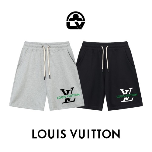 Louis Vuitton Fashion Letter Logo Printed Shorts Unisex Casual Drawstring Sports Shorts