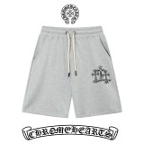 Chrome Hearts Classic Cross Printed Shorts Unisex Casual Drawstring Sports Shorts