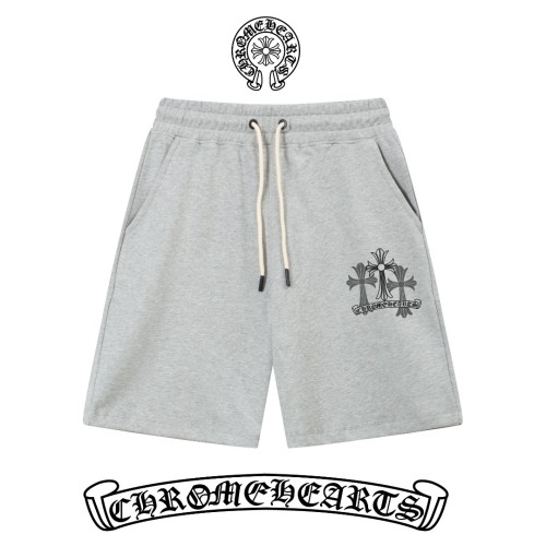 Chrome Hearts Classic Cross Printed Shorts Unisex Casual Drawstring Sports Shorts