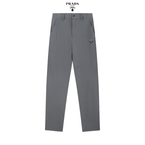 Prada Classic Thin Business Casual Fashion Ice Silk Pants