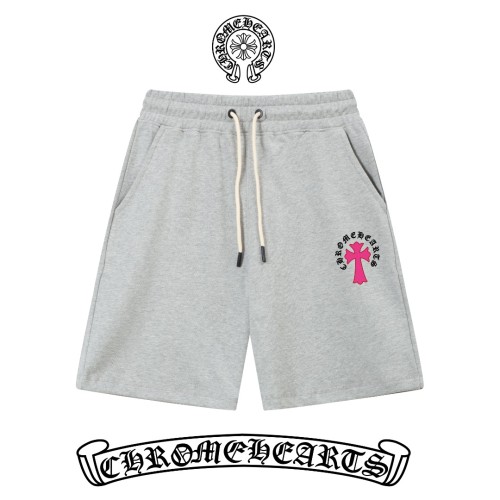 Chrome Hearts Classic Sanskrit Cross Printed Shorts Unisex Casual Drawstring Sports Shorts