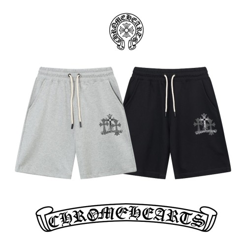 Chrome Hearts Classic Cross Printed Shorts Unisex Casual Drawstring Sports Shorts