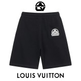 Louis Vuitton Classic Logo Printed Shorts Unisex Casual Drawstring Sports Shorts