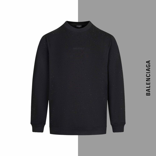 Balenciaga New Starry Sky Hot Diamond Embroidered Hoodie UNisex Casual Round Neck Hoodie