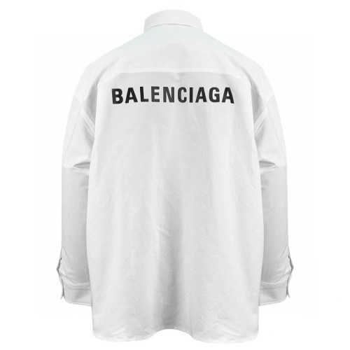 Balenciaga Classic New Logo Printed Shirt Jacket
