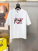Prada Classic Logo Printed Round Neck Short Sleeve Couple Oversize Casual T-shirt