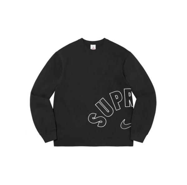 Supreme Nike Arc Crewneck Pullover Letter Embroidered PATCH Logo Sweatshirts