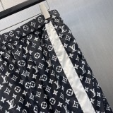 Louis Vuitton Fashion Embroidered Logo Contrast Coat Unisex Casual Sports Set