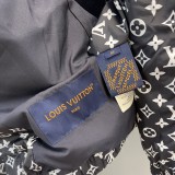 Louis Vuitton Fashion Embroidered Logo Contrast Coat Unisex Casual Sports Set