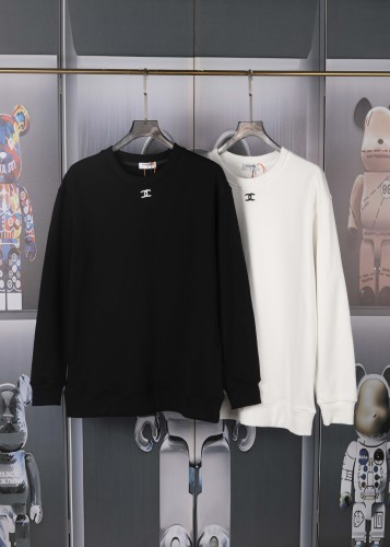 Chanel Fashion Color Handmade Graffiti Hand drawn Round Neck Hoodie