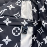 Louis Vuitton Fashion Embroidered Logo Contrast Coat Unisex Casual Sports Set