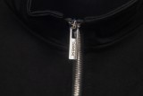Prada New Couple Triangle Logo Splicing Stand Up Collar Jacket Casual Jacket