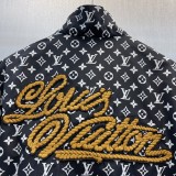 Louis Vuitton Fashion Embroidered Logo Contrast Coat Unisex Casual Sports Set