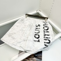 Louis Vuitton Batik Logo Shorts Unisex High Street Casual Sports Pants