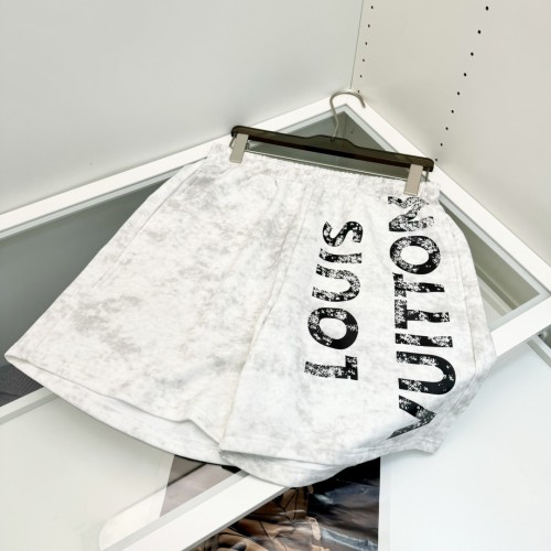 Louis Vuitton Batik Logo Shorts Unisex High Street Casual Sports Pants