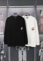 Chrome Hearts Fashion Color Handmade Graffiti Hand drawn Round Neck Hoodie