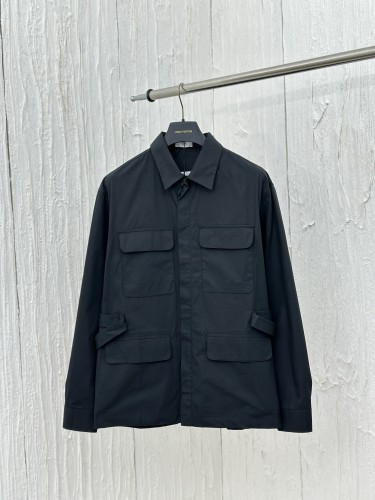 Dior Classic Collar Single Breasted Waist Jacket Shirt