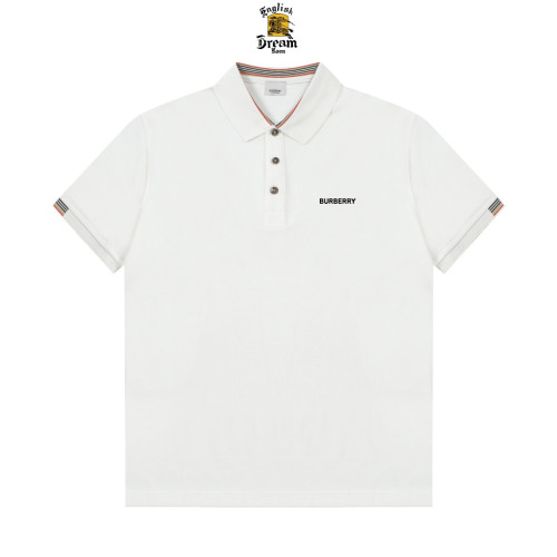 Burberry New Classic Stripe Logo Printed Polo Shirt