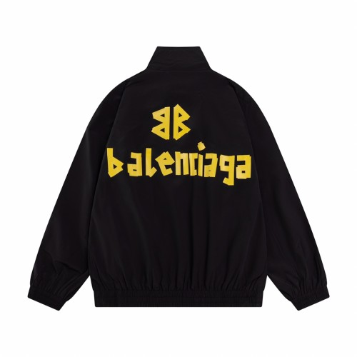 Balenciaga Classic Yellow Adhesive Loose Windbreaker Jacket Sunscreen Coat