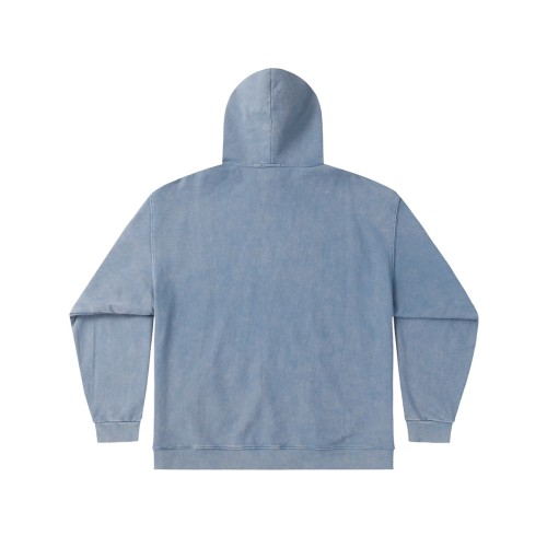 Balenciaga Fashion 3D Embroidered Hoodie Unisex Casual Piercing Sweatshirt