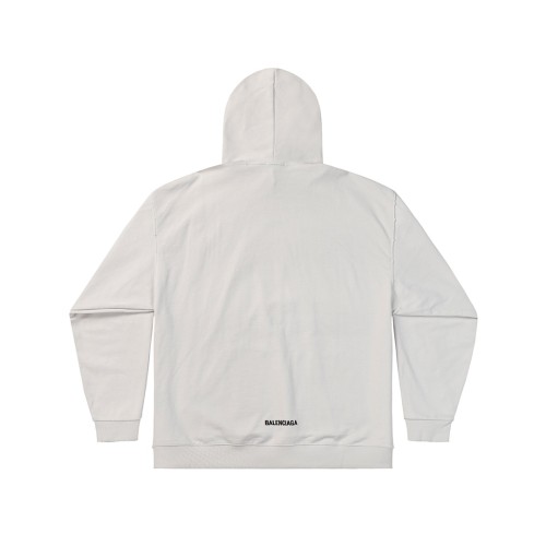 Balenciaga Fashion Hole Embroidered Hoodie Sweatshirt Couple Oversize Casual Sweatshirt