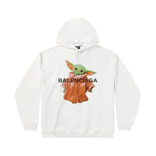 Balenciaga Alien Printed Hoodie Sweatshirt Unisex High Street Casual Sweatshirt