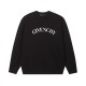 Givenchy Fashion Logo Printed Hoodie Unisex Oversize Round Neck Sweatshirt