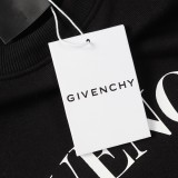 Givenchy Fashion Logo Printed Hoodie Unisex Oversize Round Neck Sweatshirt