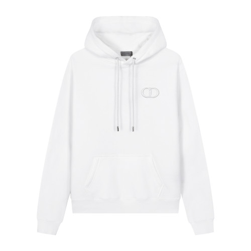Dior Classic New CD Letter Embroidered Hoodie Unisex Casual Sportswear