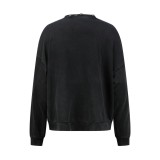Balenciaga Personalized Piercing Ring Button Hoodie Couple Casual Oversize Sweatshirt
