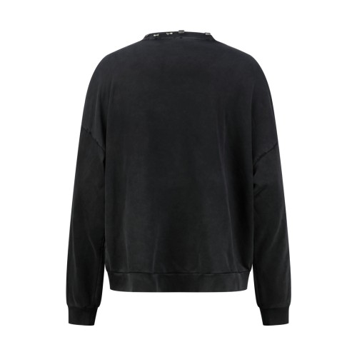 Balenciaga Personalized Piercing Ring Button Hoodie Couple Casual Oversize Sweatshirt