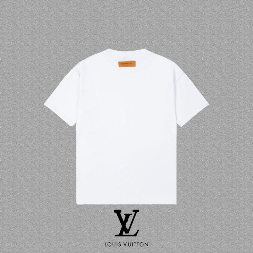 Louis Vuitton New Fashion Printed Short Sleeve Couple Versatile Casual T-shirt